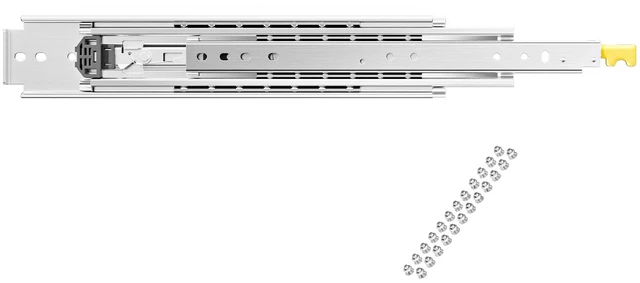 Alt view image 8 of 8 - VEVOR 1 Pair 18-60 in Soft-Close Drawer Slides Ball Bearing Full Extension