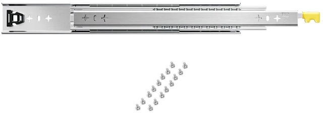 Alt view image 8 of 8 - VEVOR 1 Pair 16-60 in Soft-Close Drawer Slides Ball Bearing Full Extension