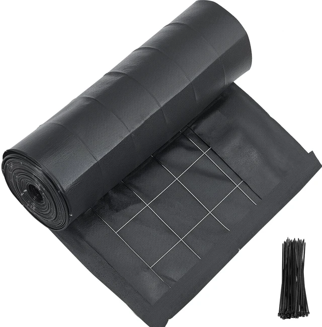 Alt view image 8 of 8 - Silt Fence Fabric Roll, 2 x 100 ft Backed Wire Silt Fence, Erosion Control Fencing for Sediment Retention, Industrial Grade Temporary Tough Polypropylene Fabric for Construction Job Sites