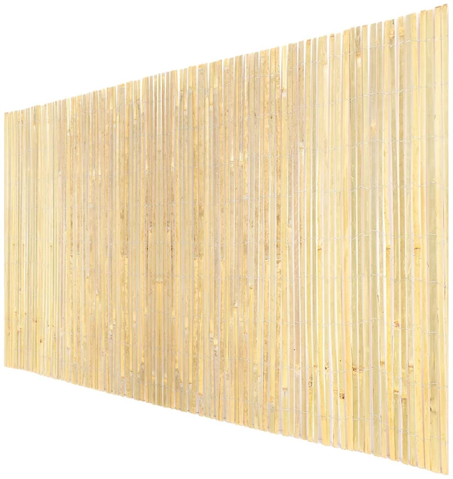 Alt view image 8 of 8 - Natural Bamboo Fence Privacy Screen, Eco-Friendly Privacy Bamboo Slat Fence, 6 ft H x 13 ft L Decorative Bamboo Screen Panel, for Garden, Backyard, Balcony, Patio, Pool Side
