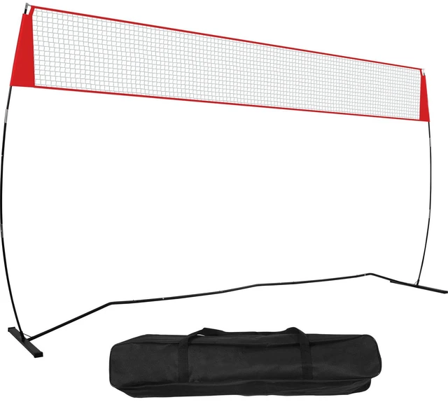 Alt view image 15 of 15 - VEVOR Freestanding Volleyball Training Net for Indoor or Outdoor Use, Adjustable Height Portable Net System with Carrying Bag, Professional Volleyball Practice Trainer for Hitting or Serving Drills