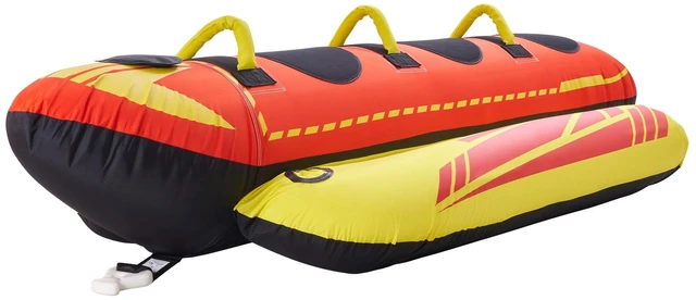 Alt view image 8 of 8 - VEVOR Towable Tubes for Boating 1-3 Riders Inflatable Boat Tubes and Towables 510lbs