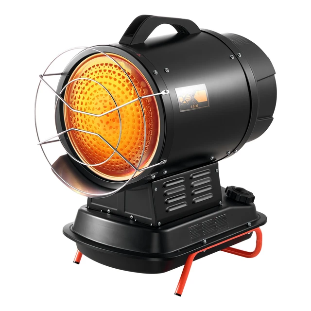 Alt view image 9 of 9 - VEVOR 125000 BTU Radiant Heater Kerosene Diesel with Temp Control for Industry