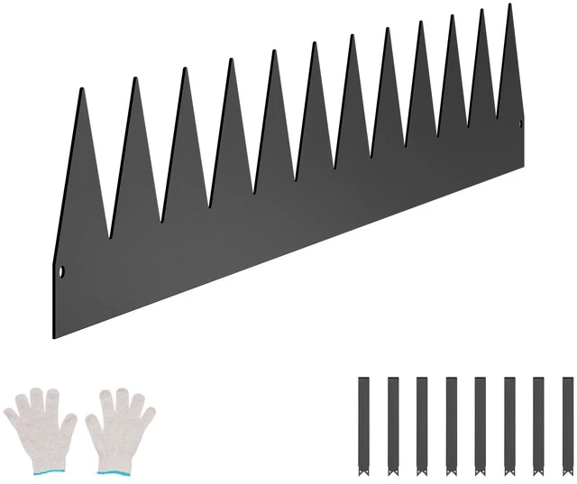 Alt view image 8 of 8 - Steel Landscape Edging, 6 Packs 40 x 6 in Rust-Resistant Metal Landscape Edging, Bendable Garden Edging Border, Heavy Duty Lawn Edging, Easy-to-Install, Flower Bed Yard Pathway Divider Black