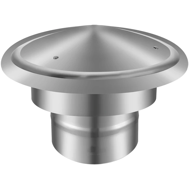 Alt view image 15 of 15 - Chimney Cap, 6 inch, 304 Stainless Steel Round Roof Rain Cap, 11.81-inch Increased Caps, All Weather & Reinforced Screws & Easy Installation, for Perfect Insulation Vent Cover Outside, Silver