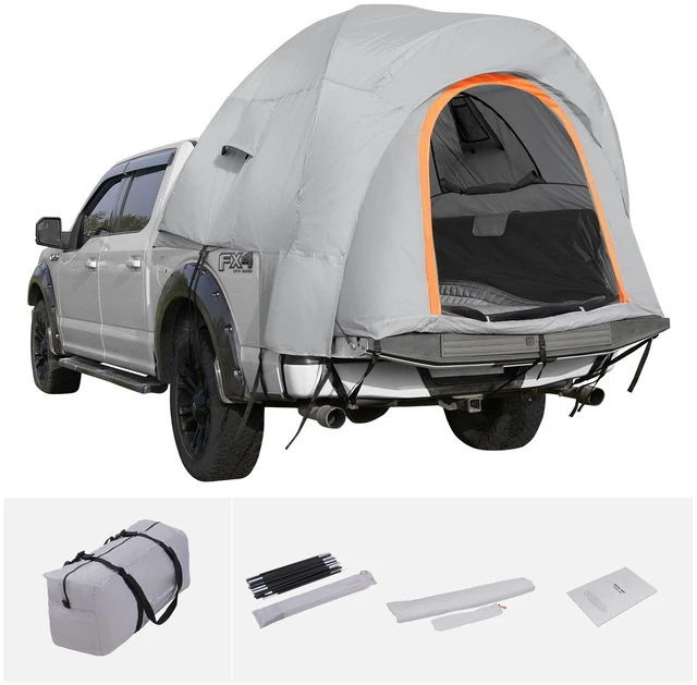 Alt view image 15 of 15 - VEVOR SUV Camping Tent, 8'-8' SUV Tent Attachment for Camping with Rain Layer and Carry Bag, PU2000mm Double Layer Truck Tent, Accommodate 6-8 Person, Rear Tent for Van Hatch Tailgate