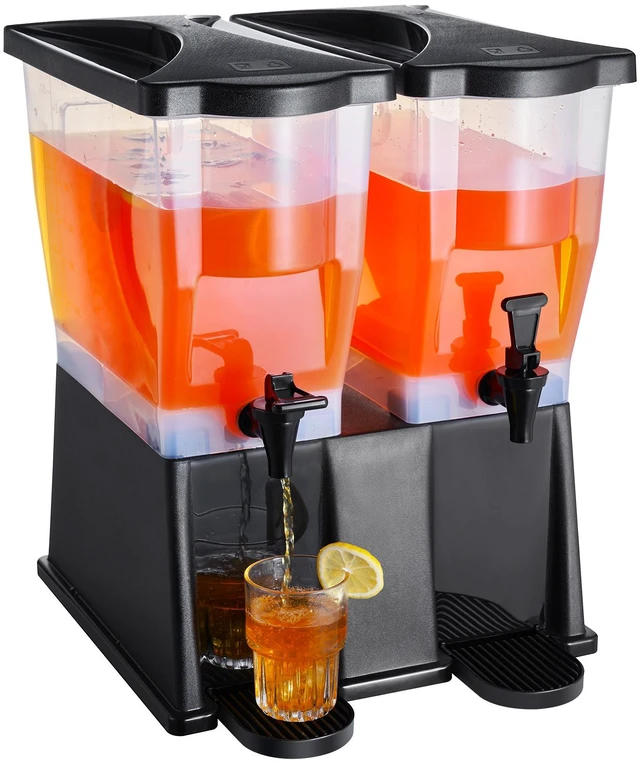 Alt view image 16 of 16 - Beverage Dispenser, 3 Gallon x 2 Drink Dispensers for Parties, Plastic Juice Dispenser with Stand Spigot Lid, Iced Tea Lemonade Juice Water Dispenser, for Restaurants, Hotels, Parties