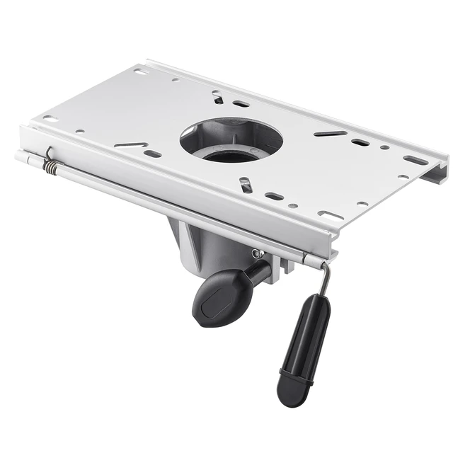 Alt view image 8 of 8 - Boat Seat Pedestal, Forward & Backward Sliding Adjustment, Aluminum Alloy Boat Chair Base with Slide, 5-inch Sliding Travel, Waterproof & Rust-resistant, Fit 2-7/8 Inch Diameter Pedestal Post