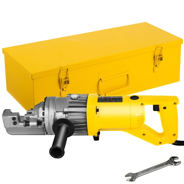 Alt view image 8 of 8 - Electric Rebar Cutter, 900W Portable Electric Hydraulic Rebar Cutter, Cutting up to 5/8 Inch #5 4-16mm Rebar within 3 Seconds,110V,with Easy to Carry Stainless Box