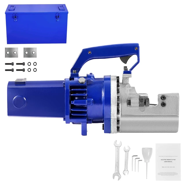 Alt view image 8 of 8 - Electric Rebar Cutter, 1700W Portable Electric Hydraulic Rebar Cutter, Cutting up to 1 Inch #8 4-25mm Rebar within 5 Seconds,110V,with Easy to Carry Stainless Box