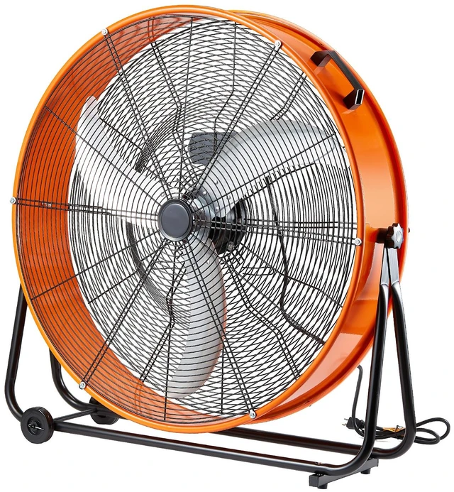 Alt view image 8 of 8 - Drum Fan, 30 Inch High Velocity Industrial Shop Fan, Heavy Duty Commercial Use 3-Speed 13000CFM, 360°Adjustable Tilting Industrial Floor Fan for Warehouse,Workshop,Factory, Basement