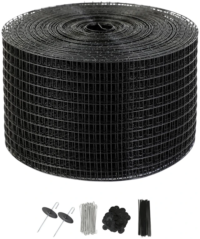 Alt view image 17 of 17 - 8 inch x 100ft Solar Panel Bird Guard, Critter Guard Roll Kit with 70pcs Aluminum Alloy Fasteners, Solar Panel Guard with Rust-proof PVC Coating, 1/2 inch Wire Roll Mesh