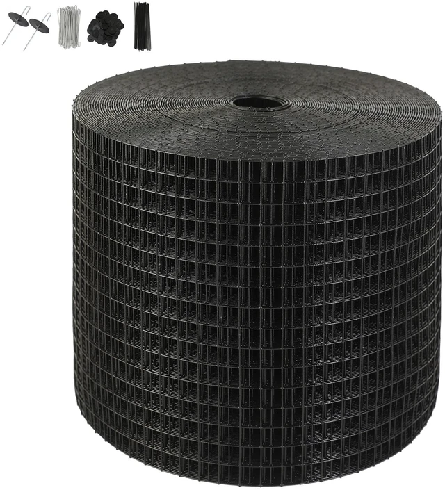 Alt view image 15 of 15 - 6 inch x 100ft Solar Panel Bird Guard, Critter Guard Roll Kit with 100pcs Aluminum Alloy Fasteners, Solar Panel Guard with Rust-proof PVC Coating, 1/2 inch Wire Roll Mesh