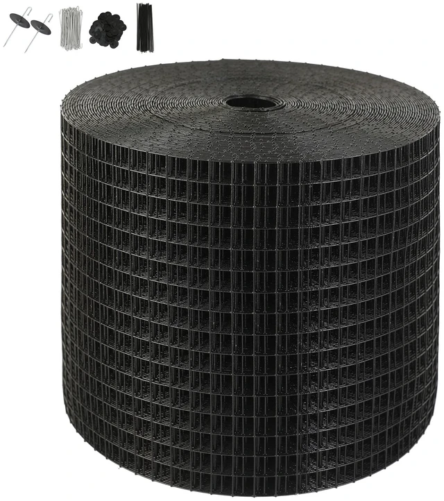 Alt view image 17 of 17 - 6 inch x 100ft Solar Panel Bird Guard, Critter Guard Roll Kit with 60pcs Aluminum Alloy Fasteners, Solar Panel Guard with Rust-proof PVC Coating, 1/2 inch Wire Roll Mesh