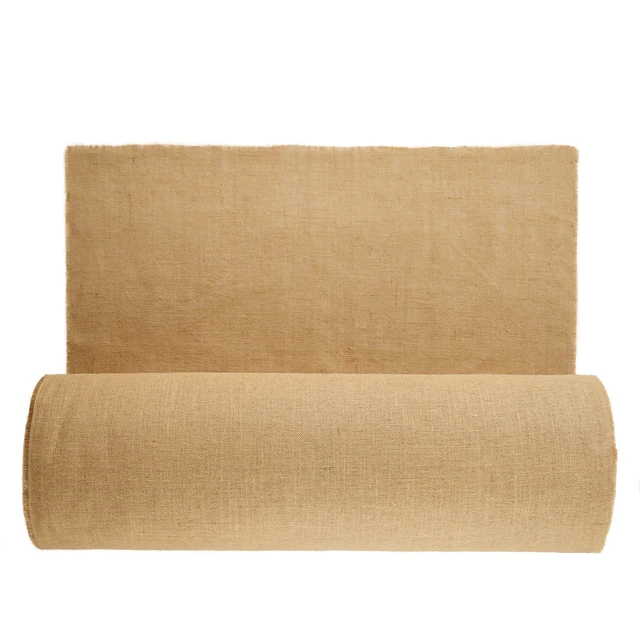 Alt view image 8 of 8 - Burlap Fabric Roll, 40 x 300 ft & 50 x 50 High Density Wide Natural Burlap Fabric Rolls, Jute Fabric Burlap Tree Wrap Roll, for Decor, Crafts, Wedding, Gardening, Plant & Tree Winter Covering