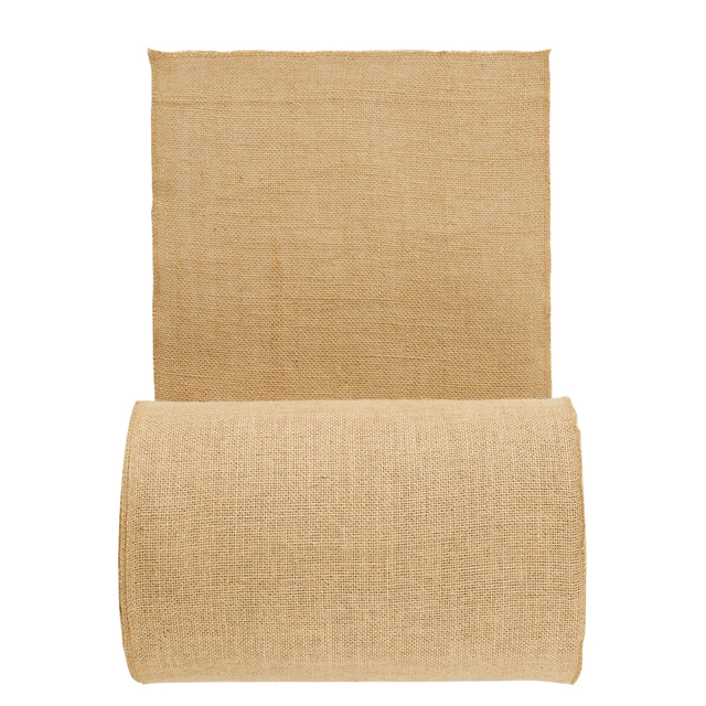 Alt view image 8 of 8 - VEVOR Burlap Fabric Roll Burlap Tree Wrap 14 in x 150 ft for Crafts & Plants