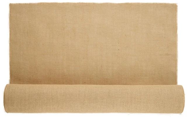 Alt view image 8 of 9 - Burlap Fabric Roll, 40 x 75 ft & 50 x 50 High Density Wide Natural Burlap Fabric Rolls, Jute Fabric Burlap Tree Wrap Roll, for Decor, Crafts, Wedding, Gardening, Plant & Tree Winter Covering