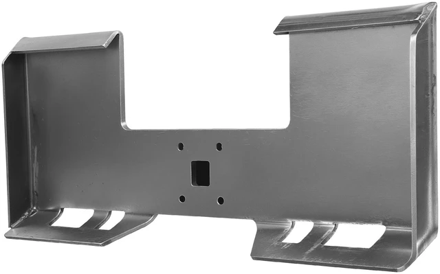 Alt view image 8 of 8 - Skid Steer Attachment Plate, 3/8" Skid Steer Mount Plate with 2.28" Hitch Receiver, Quick Attachment Loader Plates, Compatible with Deere, Kubota, Bobcat, Mahindra Skids Steers, Tractor