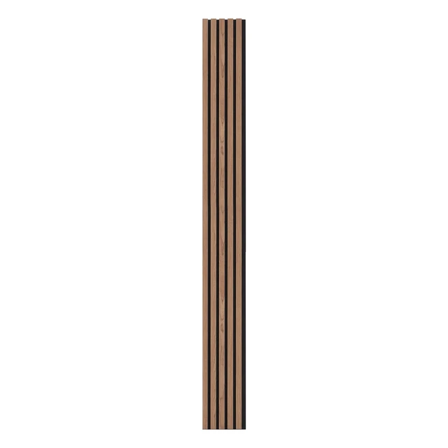 Alt view image 8 of 8 - VEVOR Wood Slat Acoustic Panels 7.9 x 94.5 inch for Modern Wall Decor Walnut