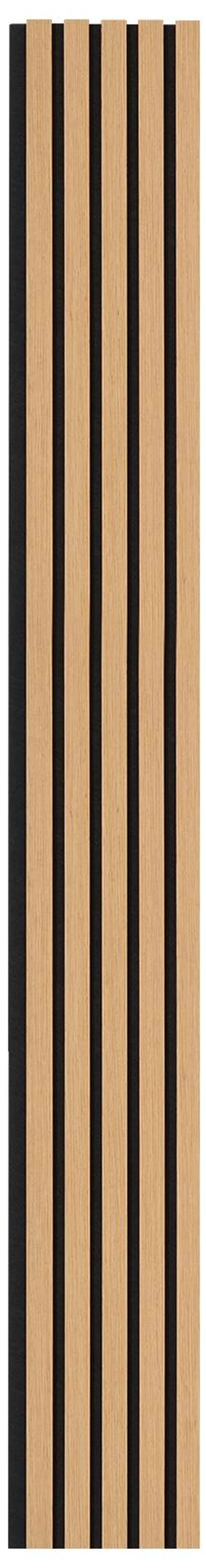Alt view image 9 of 9 - Wood Slat Acoustic Panels, 7.9 x 94.5 inch, MDF Accent Wooden Wall Panels for Modern Interior Wall Decor, Faux Wood Wall Board Panels for Noise Reduction, Light Oak