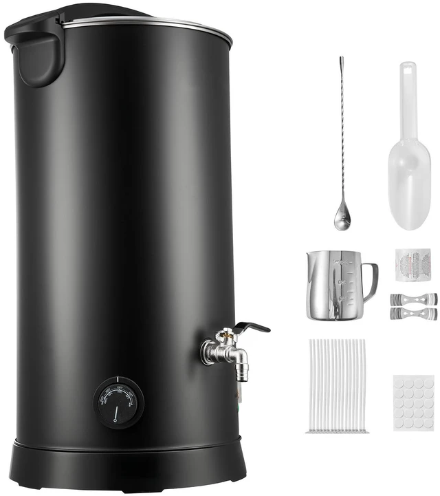 Alt view image 8 of 8 - Wax Melter for Candle Making, 15.9 Qts, Fast and Even Heating, with Easy Pour Spout and Temperature Control, Hourglass Base for Non-Stick Smooth Flow, Wax Melting Pot for Making Candles Soaps