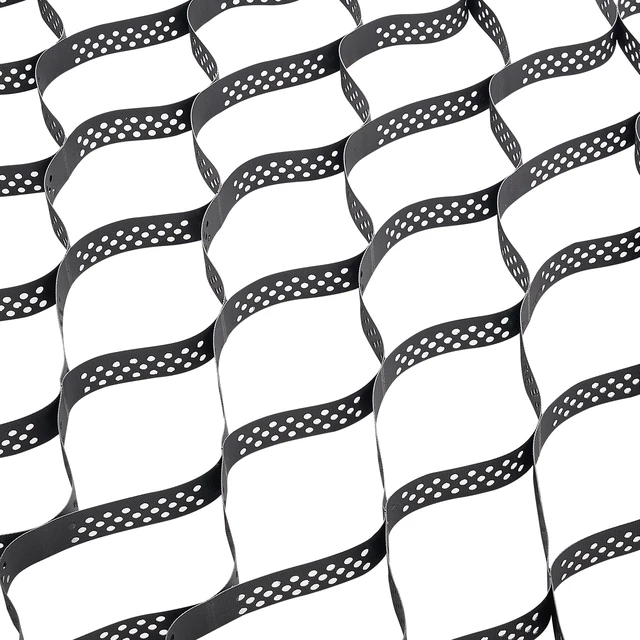 Alt view image 9 of 9 - Gravel Grid, 2 Inch Depth, 17.06 x 8.86 FT / 5200 x 2700 mm, 1880 LBS Per Sq ft Grass Ground Retainer, Permeable Geo Grids Driveway Stabilization, for Garden, Patio, Walkway, RV Parking Slopes