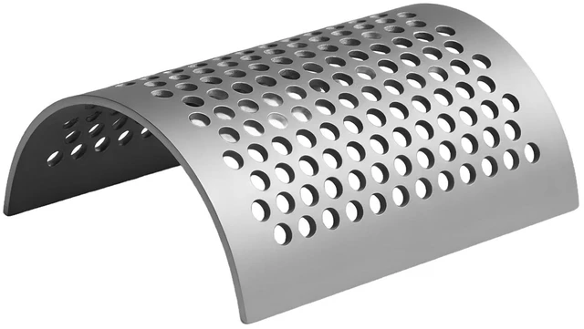 Alt view image 8 of 8 - VEVOR Screen Mesh for Plastic Shredder, High-Quality Steel Durable Mesh, 0.315 in/8 mm High-Precision Aperture Screen, Compatible with Model 180 Plastic Grinder, Suitable for Small Particle Recycling