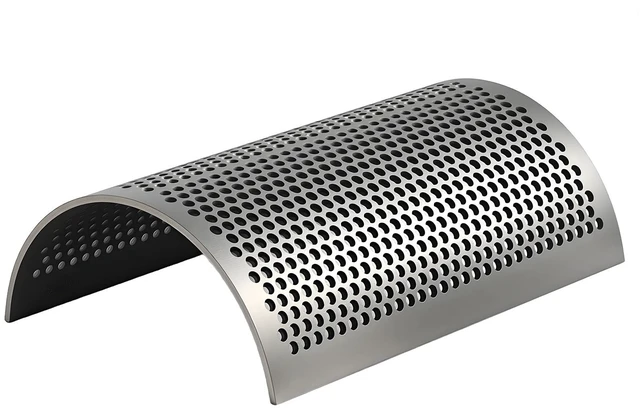 Alt view image 8 of 8 - VEVOR Screen Mesh for Plastic Shredder, High-Quality Steel Durable Mesh, 0.315 in/8 mm High-Precision Aperture Screen, Compatible with Model 400 Plastic Grinder, Suitable for Small Particle Recycling
