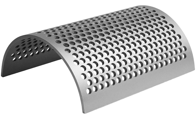 Alt view image 8 of 8 - VEVOR Screen Mesh for Plastic Shredder, High-Quality Steel Durable Mesh, 0.39 in/10 mm High-Precision Aperture Screen, Compatible with Model 300 Plastic Grinder, Suitable for Medium Particle Recycling