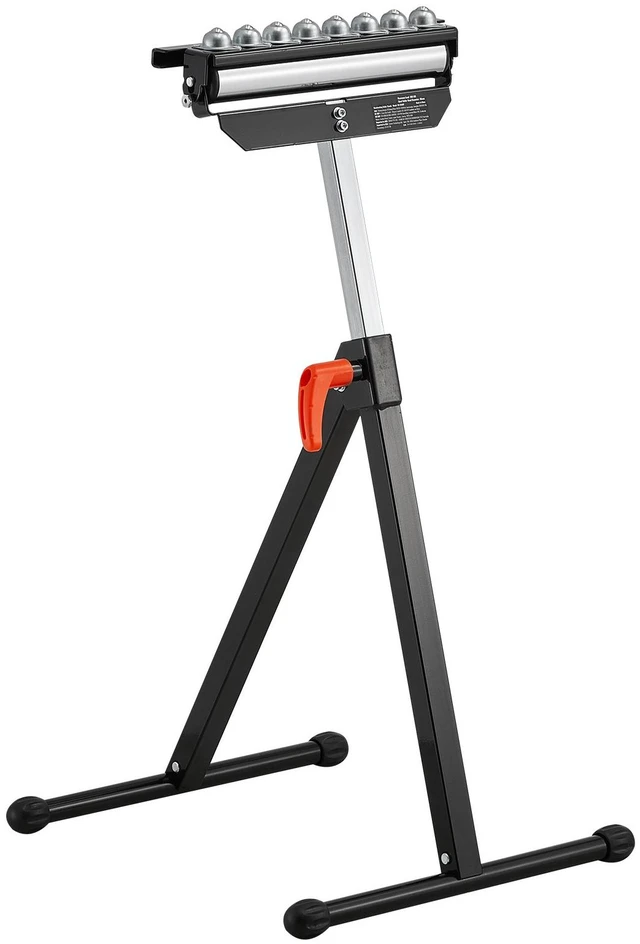 Alt view image 8 of 8 - VEVOR Folding Roller Stand Max Load 300 lb Adjustable 26.8-42.5 in for Woodworking