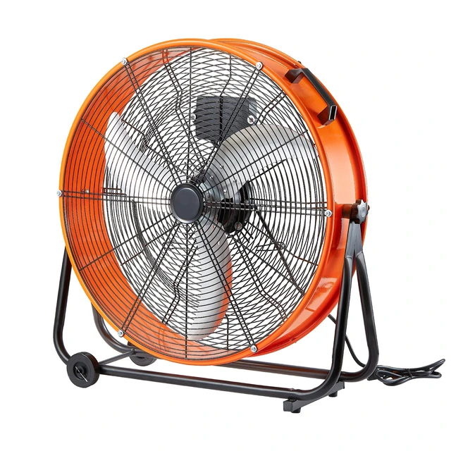 Alt view image 8 of 8 - Drum Fan, 24 Inch High Velocity Industrial Shop Fan, Heavy Duty Commercial Use 3-Speed 8600CFM, 360°Adjustable Tilting,0-2h Timer Industrial Floor Fan for Warehouse,Workshop,Factory, Basement