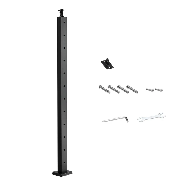 Alt view image 9 of 15 - VEVOR Cable Railing Post 42x2x2 In with Pre-Drilled Holes 1JZLGZXHS106AWJO6001V0