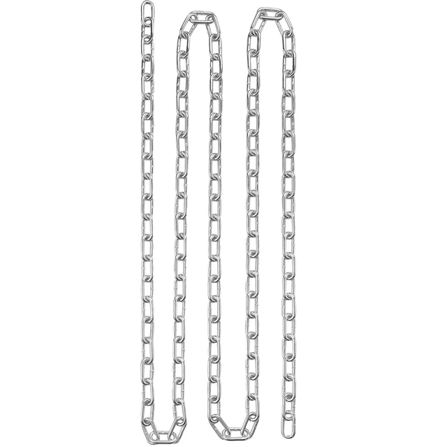 Alt view image 8 of 8 - Proof Coil Chain, 3/16" x 250', 1100 lbs Safe Working Load, Zinc Plated Proof Tested Coil Chain with Two Quick Links, Galvanized Carbon Steel Link Chain for Towing, Hanging, Camping, Pet Towing