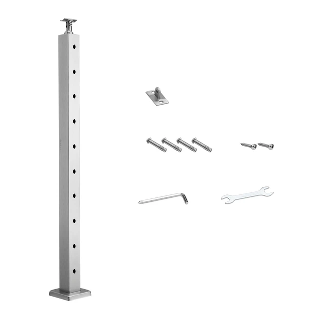 Alt view image 8 of 8 - VEVOR Cable Railing Post 36x2x2 In Horizontal-Hole Railing Post 1JZLGZXYS91466KZK001V0