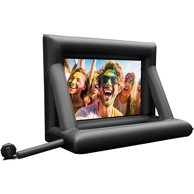 Alt view image 8 of 8 - Inflatable Movie Screen 24FT Inflatable Projector Screen for outside with 360W Air Blower Inflatable Screen Oxford Fabric Material Blow Up Screen for Outdoor Movie Supports Front/Rear Projection