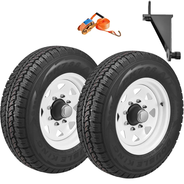 Alt view image 8 of 8 - Shipping Container Wheels 8-Lug Wheels Kit, Heavy Duty Shipping Container Accessories with Ratchet Tie Down-Moves 20 ft - 40 ft, Secure Transport for Dock, Warehouse, Construction Site, Black