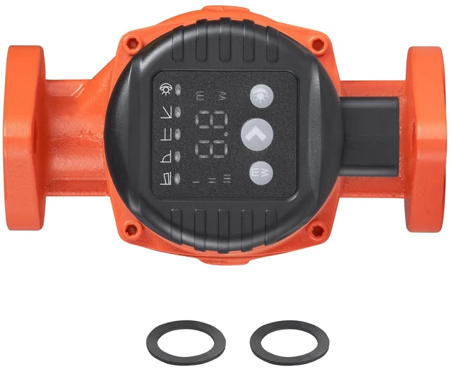 Alt view image 8 of 8 - 007E-2F2 Hot Water Recirculating Pump, 110V, 42W 16 GPM High Efficiency Circulator Pump, EMC Automatic Hot Water Circulation Pump 1" NPT Flange Circulator Pump for Home Water Heater System
