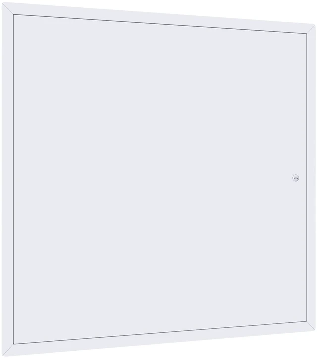 Alt view image 8 of 8 - Access Panel for Drywall & Ceiling, 24 x 24 Inch Plumbing Access Panels, Reinforced Access Door, Heavy-Duty Steel Wall Hole Cover, Easy Install Removable Hinged Panel for Wiring & Cables, Silver