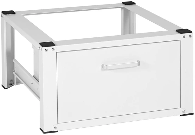 Alt view image 16 of 16 - Laundry Pedestal 27" Wide 14.4" Height, Washer And Dryer Base Stand Platform Universal Fit 660lbs Capacity, Heavy Duty Multi-Functional Base for Washing Machine with Drawer & Rich Accessories