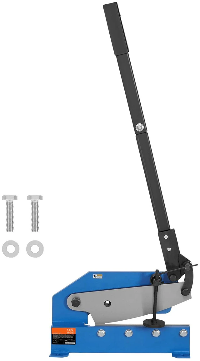 Alt view image 8 of 8 - VEVOR 12" Manual Hand Plate Shear for Metal Sheet Processing, HS-12 Benchtop Cutter with Q235 Material, for Crafts Thick Steel Crafting, Heavy Duty Roll Press Machine for Builders, DIY Enthusiasts