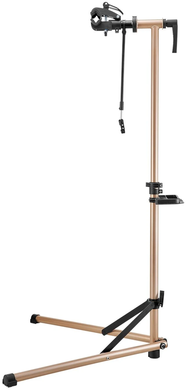 Alt view image 8 of 8 - Bike Repair Stand, 88 lb Heavy-duty Bicycle Work Stand with 41.3-59.8 in Adjustable Height & Magnetic Tool Tray, Foldable Bicycle Maintenance Rack, Shop Home Mechanics for Mountain & Road Bike