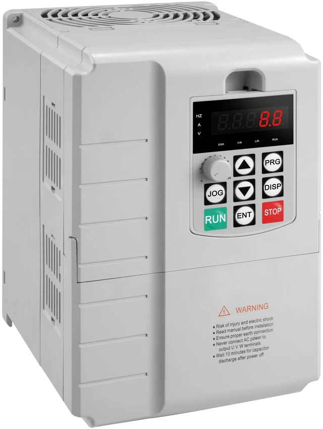 Alt view image 15 of 15 - VEVOR VFD 7.5KW, 34A, 10HP Variable Frequency Drive for 3-Phase Motor Speed Control