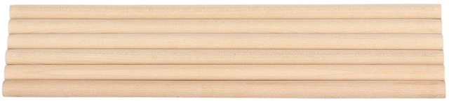 Alt view image 15 of 15 - 25Pcs Wooden Dowel Rods 1/2 x 12 Inch Natural Birch Wood Sticks Dowels, Unfinished Hardwood Sticks for Craft and DIY Projects, One-Piece Cutting & Smooth Surface & Easy to Color and Paint