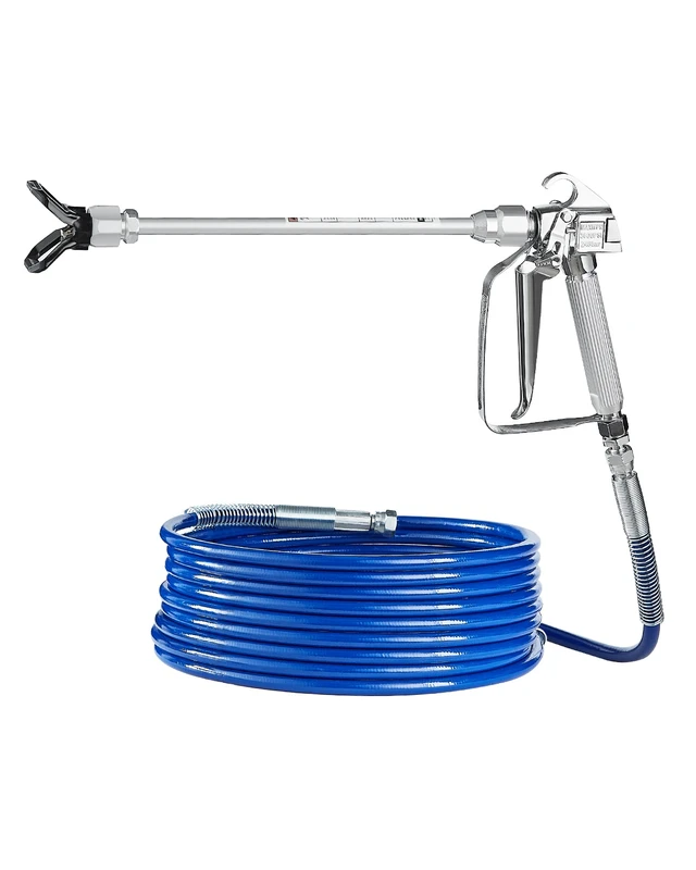 Alt view image 8 of 8 - Airless Paint Spray Gun and Hose Kit, 3600PSI High Pressure Paint Sprayer Hose Set with 5 Tips, 211, 315, 417, 517, 623, Swivel Joint Airless Spray Gun Kit with Filters, Hose and Extension Rods