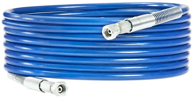 Alt view image 8 of 8 - 50ft Airless Paint Sprayer Hose, 1/4 in Universal Airless Paint Spray Hose, 4350 PSI High Pressure Flexible Airless Sprayer Hose, Multi-Layer Reinforced Steel Wire Braid Hose for Paint Sprayer