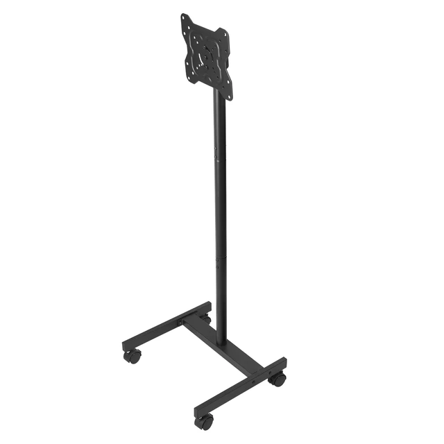 Alt view image 8 of 8 - Rolling TV Stand, Mobile TV Cart for 17-55 Inch Screens, Portrait to Landscape, Portable TV Stand with Wheels Holds up to 44 lbs for Living Room, Bedroom, Office, Outdoor, Max VESA 200x200mm