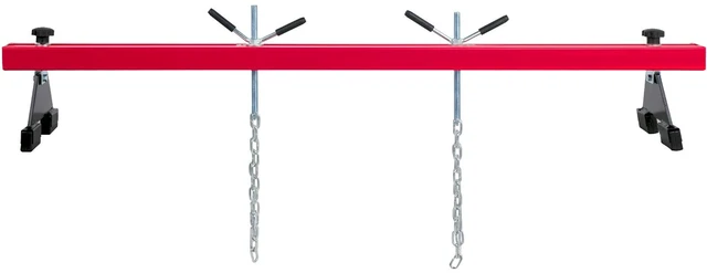 Alt view image 8 of 8 - Engine Support Bar 1100 Lbs Capacity Engine Transverse Bar Engine Hoist 2 Point Lift Holder Hoist Dual Hooks, Engine Hoist Keeps Engine Stable for Home Garages & Auto Repair Shop