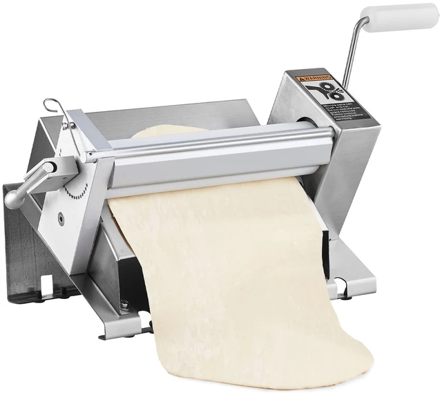 Alt view image 8 of 8 - Manual Dough Sheeter Machine, Puff Pastry Sheeter and Fondant Roller, Removable Handle, Panel, Roller for Easy Cleaning, Max 1/2 inch Adjustable Thickness, for Home or Small Commercial Kitchens