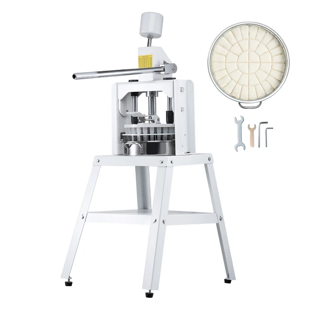 Alt view image 8 of 8 - Dough Divider Rounder, 40PCS Manual Dough Equal Divider Machine, 1.06oz - 4.94oz Hand Press Dough Cutter with 304 Stainless Steel Tray and Blade, Bread Maker for Bakery, Restaurant, Commercial