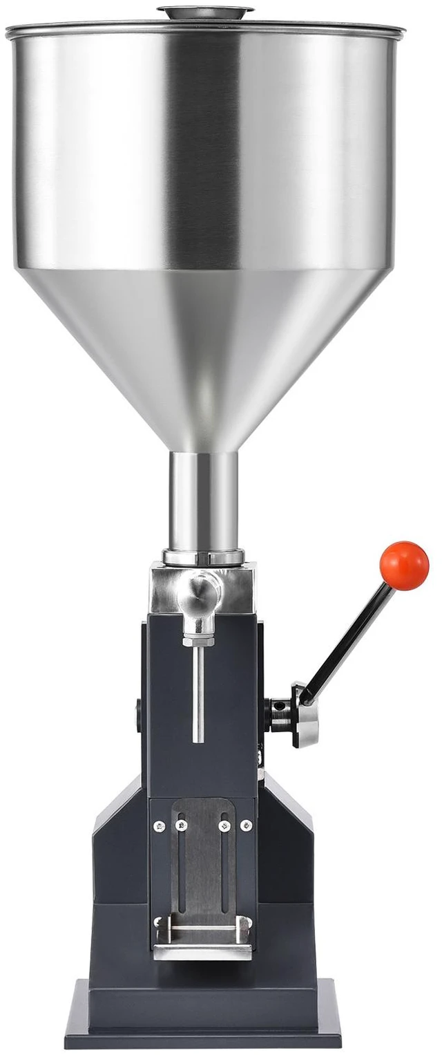 Alt view image 16 of 16 - Manual Paste Liquid Filling Machine, 5-100ml Bottle Filler, Adjustable Bottle Filling Machine, Stainless Steel Liquid Filler with Hopper for Milk Water Juice Shampoo Honey